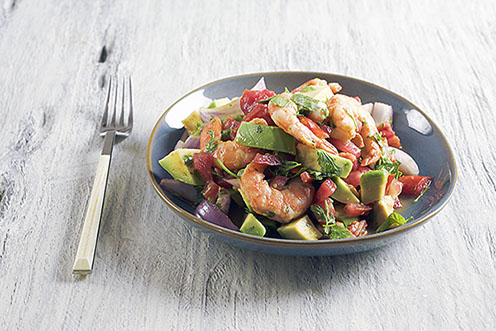 Avocado Spot Prawn Salad