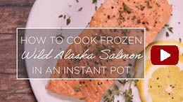 Frozen Salmon, Instapot