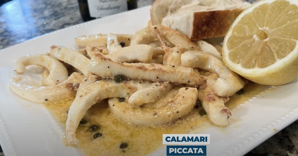 Great Alaska Seafood Calamari Piccata Recipe