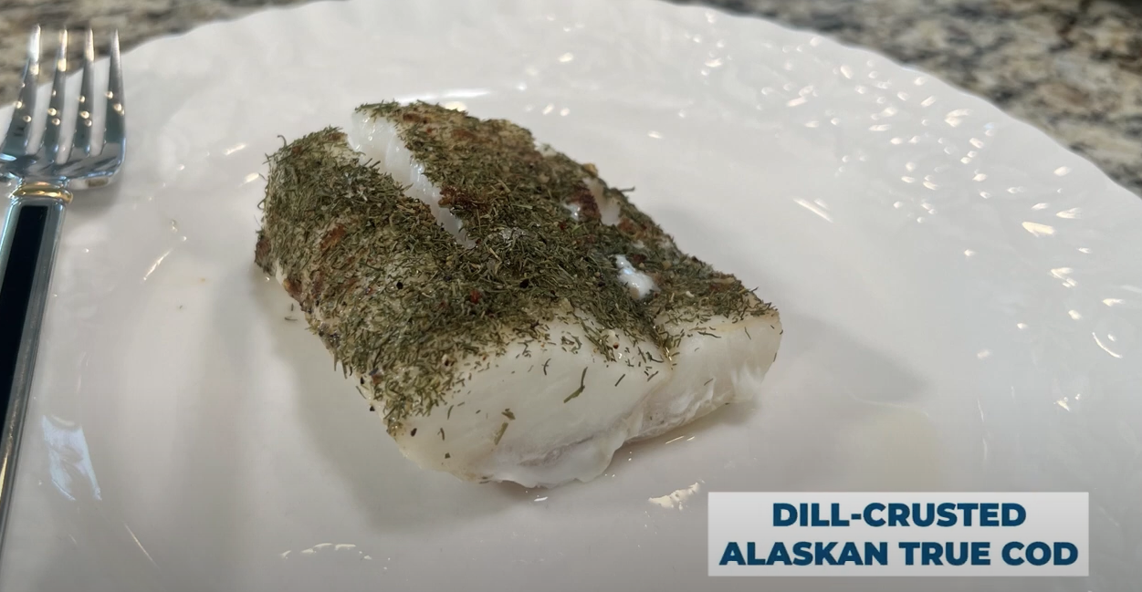 Cook Dill Crusted Alaskan True Cod