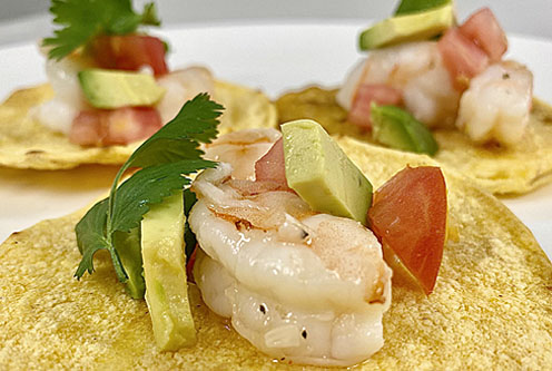 Lemon Garlic Shrimp Ceviche