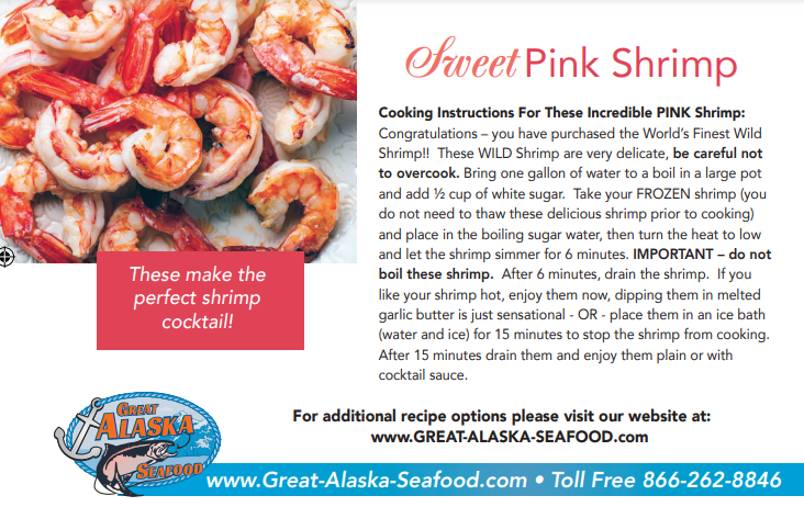 shrimp recipe card