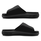 D.C. Defenders Primary Logo Stack Motive Slide Sandals-Black