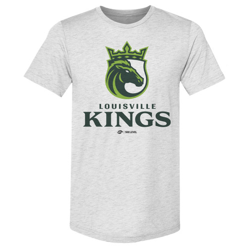 Louisville Kings Primary Logo Tri Ash Kids T-Shirt - ShopTheUFL