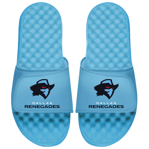 Dallas Renegades Primary Logo Stack Slide Sandals-Carolina