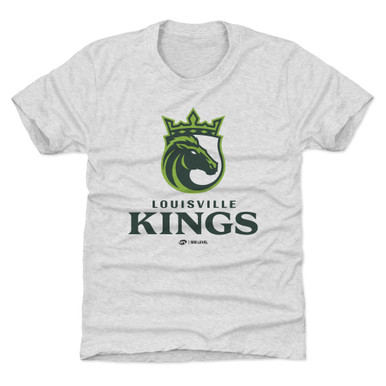 Louisville Kings Primary Logo Tri Ash Kids T-Shirt - ShopTheUFL
