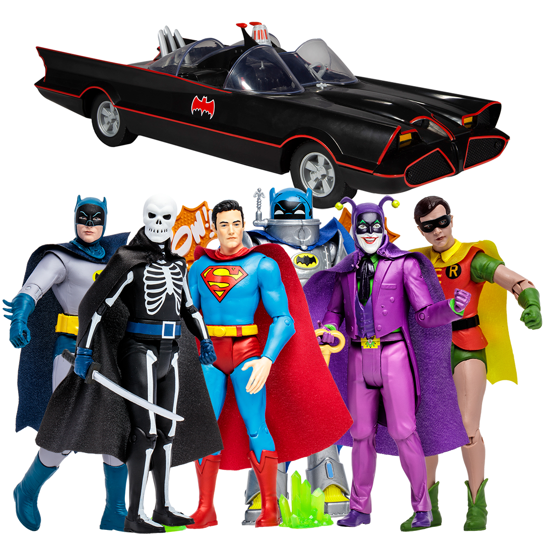 Dc Retro Vehicle Batman 66 Batmobile McFarlane Toys Neuf Dc Retro Vehicle Batman 66 Batmobile McFarlane Toys Neuf