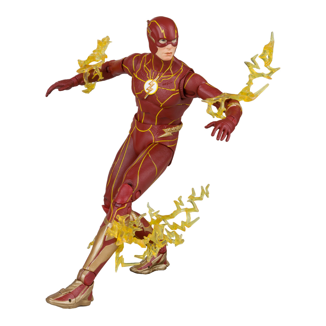 The Flash Speed Force Variant (The Flash Movie) 7 Figure McFarlane Toys  Store Exclusive Gold Label
