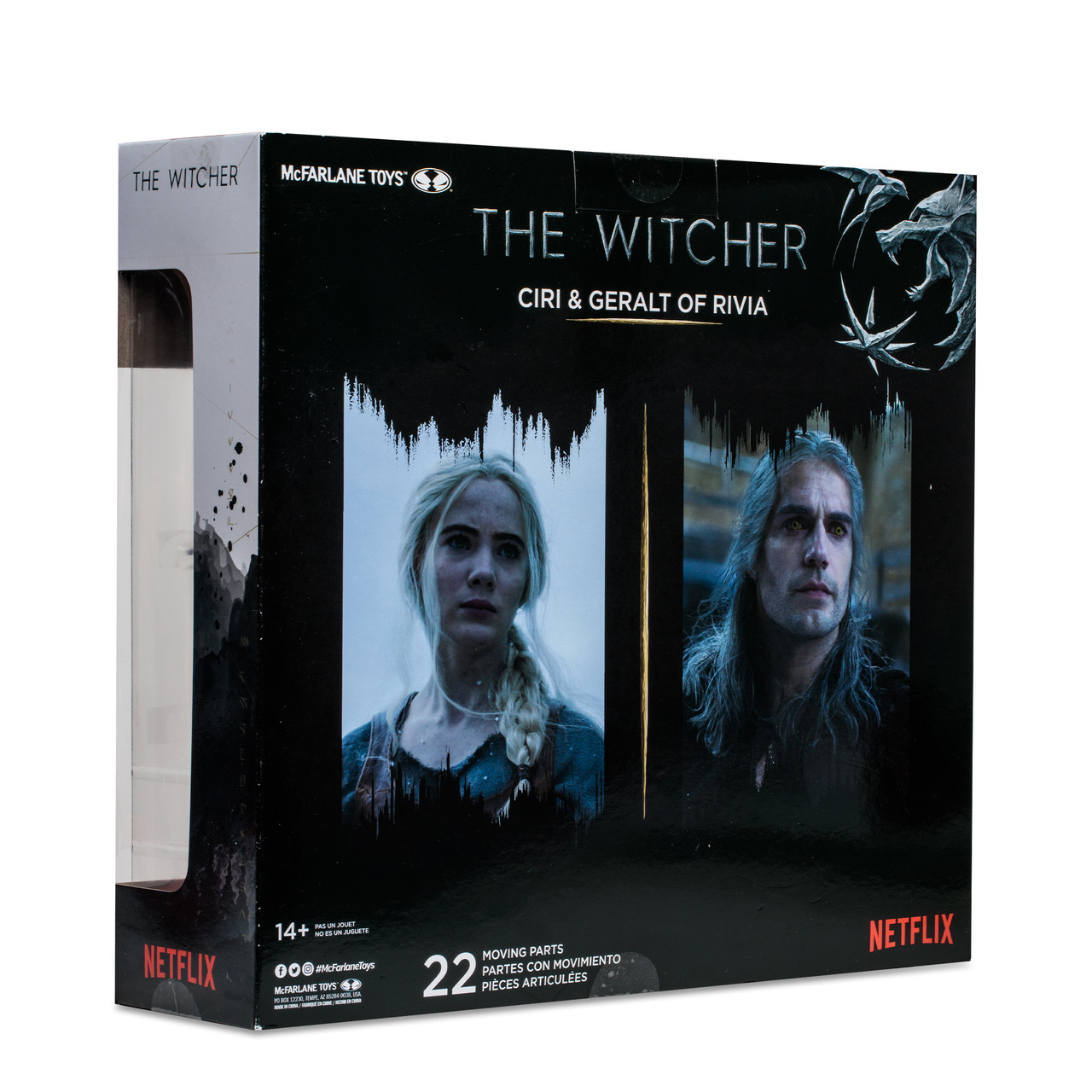 Ciri & Geralt of Rivia (The Witcher - Netflix S3) 2-Pack 7 Figures -  McFarlane Toys Store