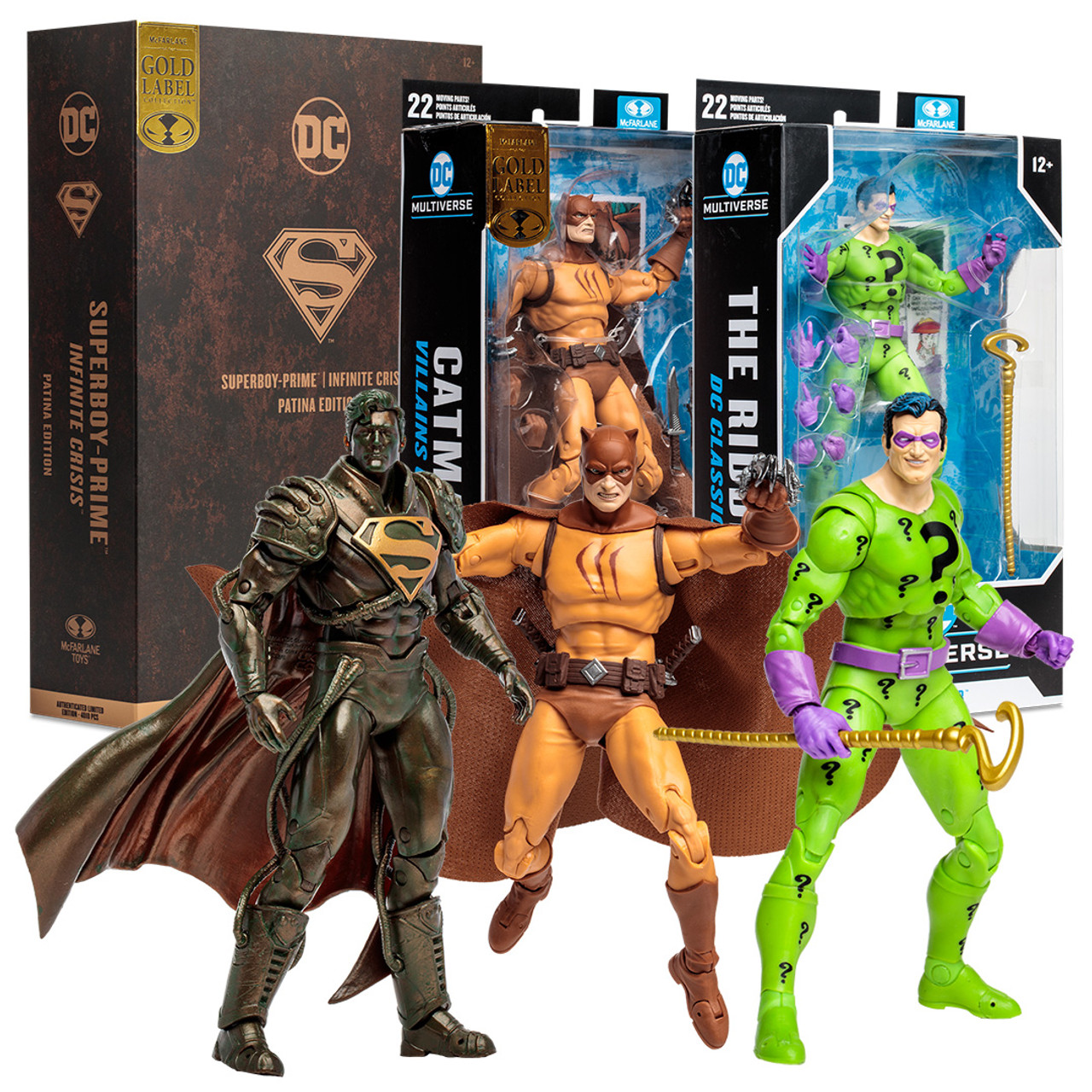 The Riddler (DC Classic)/Catman (Villains United)/Superboy-Prime