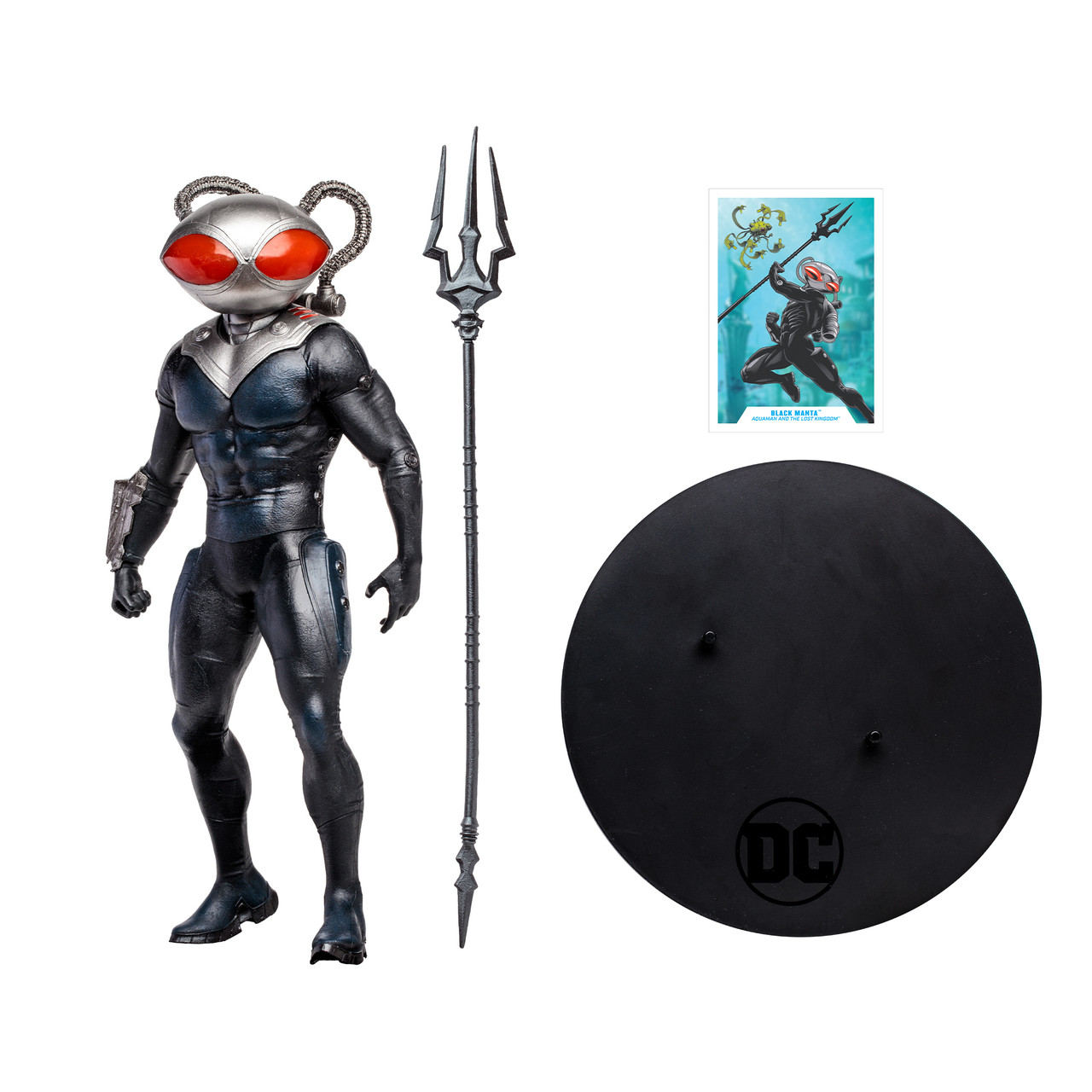 DC Gallery Statue PVC Diorama Figure Aquaman - Black Manta