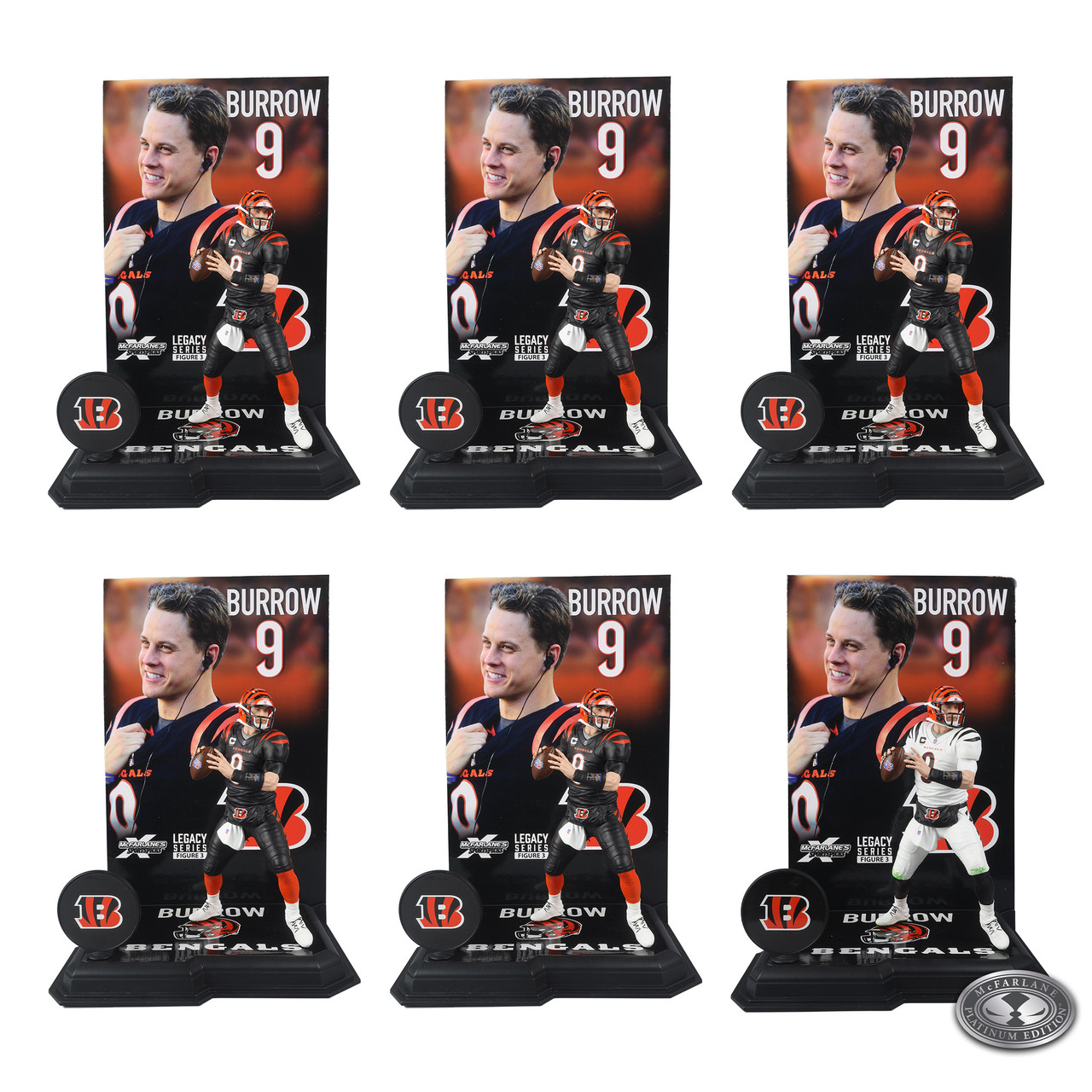 Joe Burrow (Cincinnati Bengals) NFL Factory Sealed Case (6) w