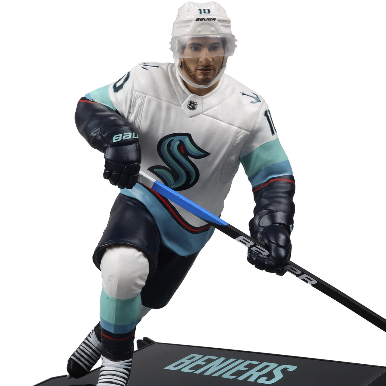 NHL SportsPicks Seattle Kraken Matty Beniers 7-Inch Scale Posed Figure Case  of 6