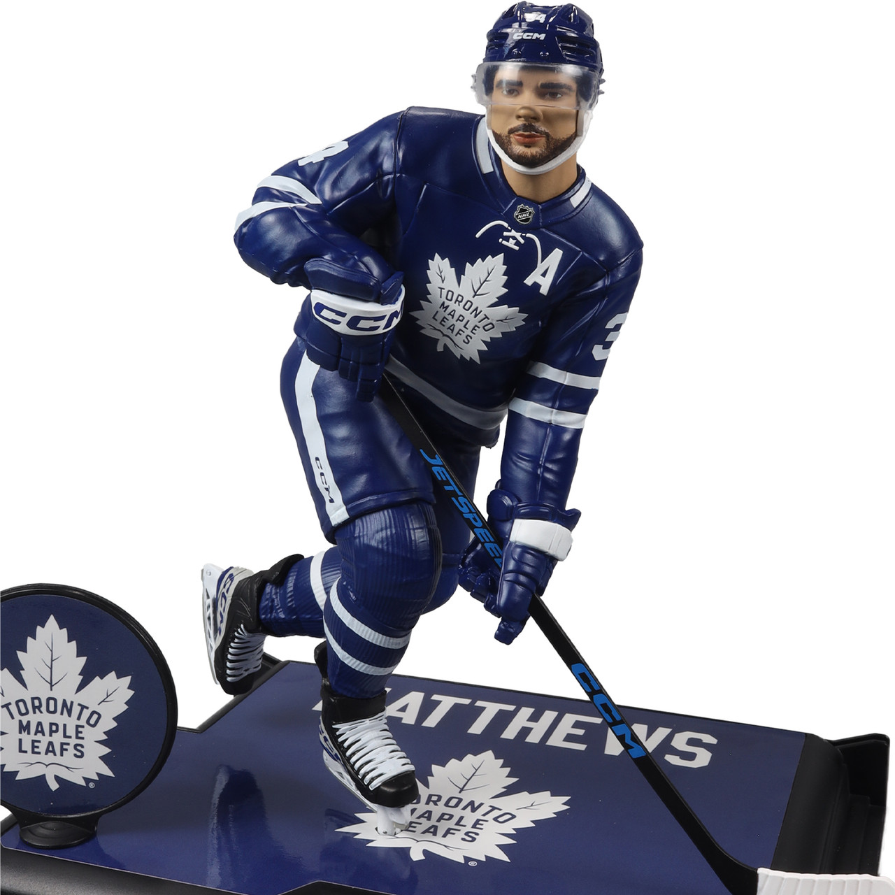 McFarlane's Sportspicks Auston Matthews W/THIRD Jersey (Toronto Maple Leafs) Gold Label NHL Factory Sealed Case (6) (Pre-Order Ships December)