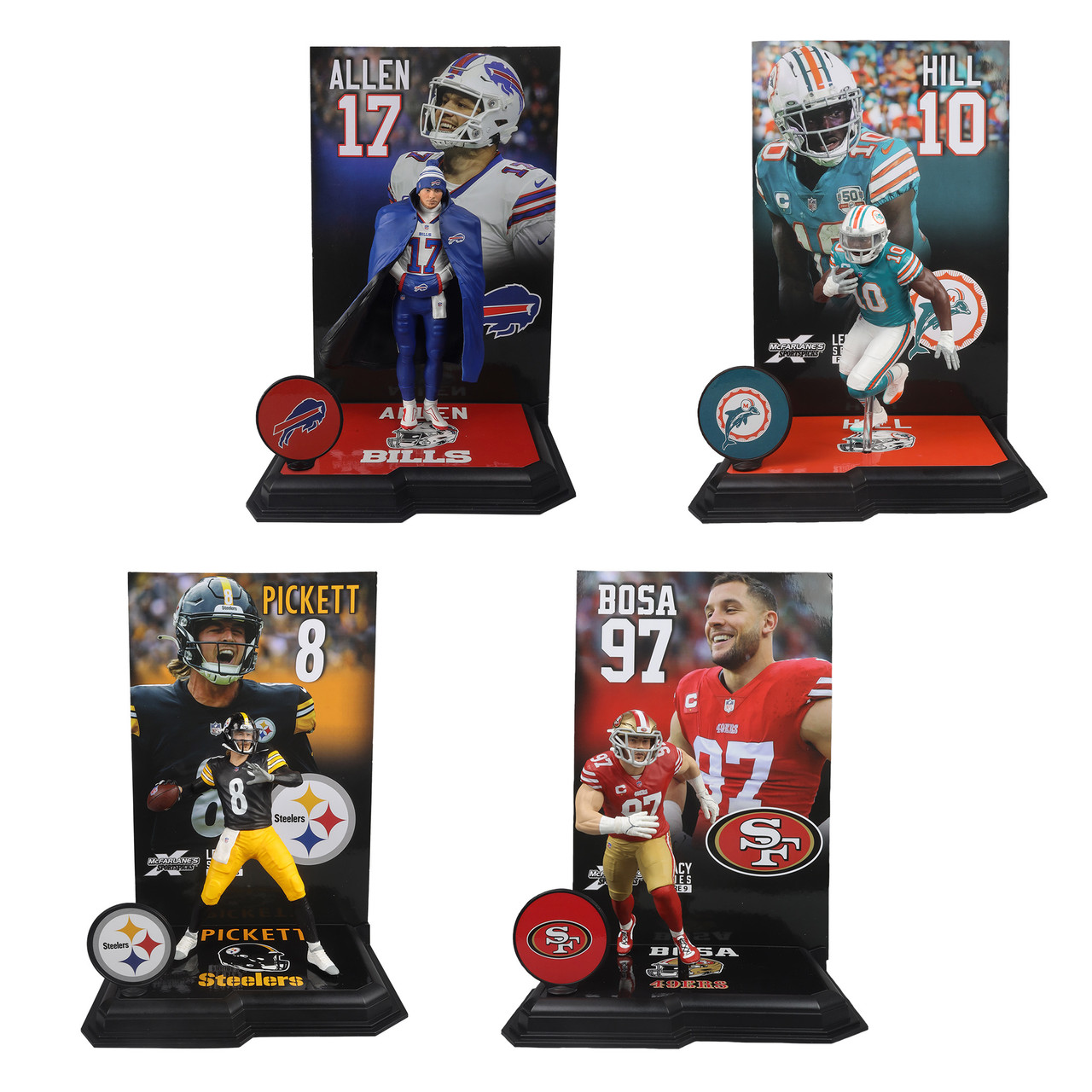 NFL Legacy Series #6-9 Bundle (4) 7 Figures