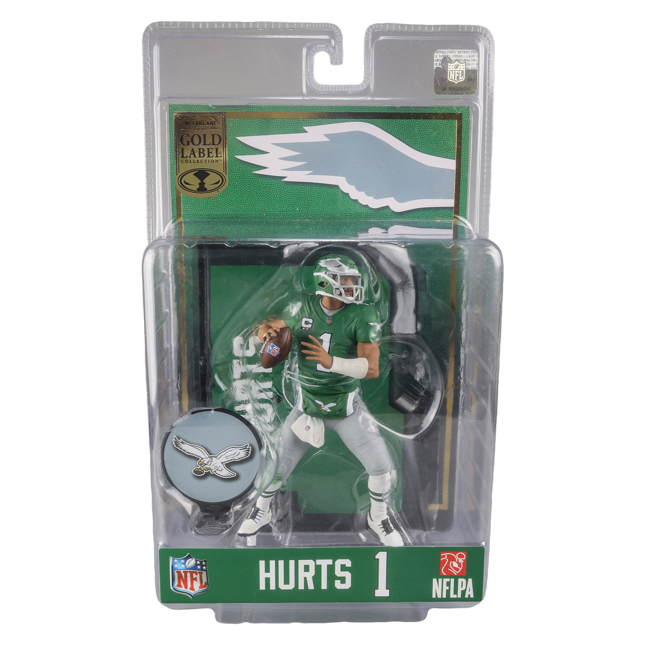 Jalen Hurts w/Kelly Green Jersey (Philadelphia Eagles) Gold Label