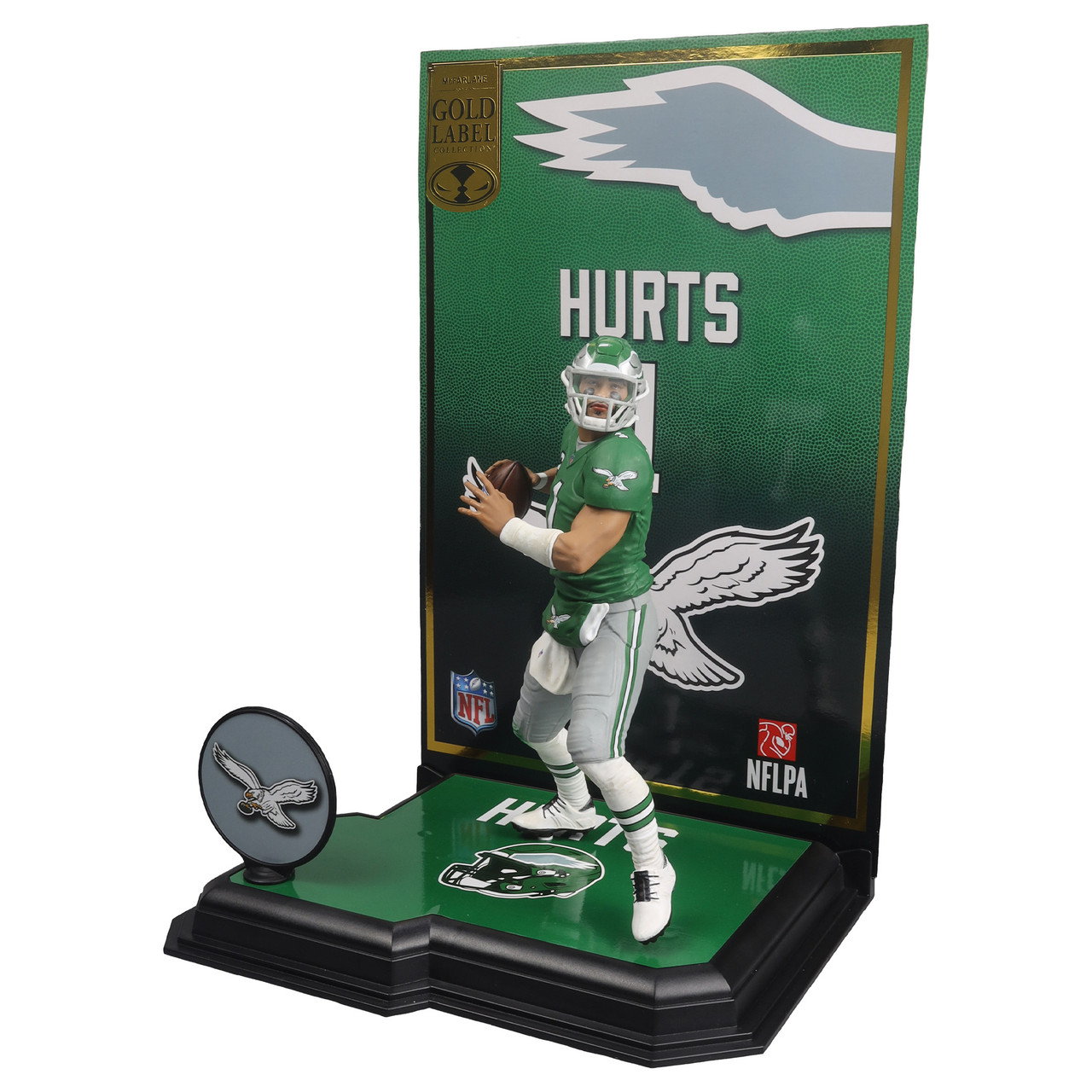 Jalen Hurts w/Kelly Green Jersey (Philadelphia Eagles) Gold Label NFL  Factory Sealed Case (6) (PRE-ORDER ships January) - McFarlane Toys Store