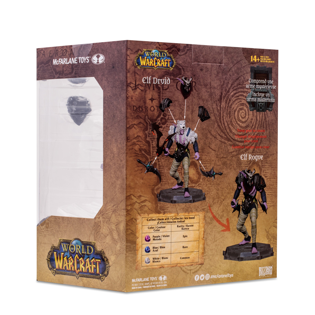 McFarlane Toys - World of Warcraft Nano Hunter: Beast Master & Marksman scala 1:12 Figura in posa