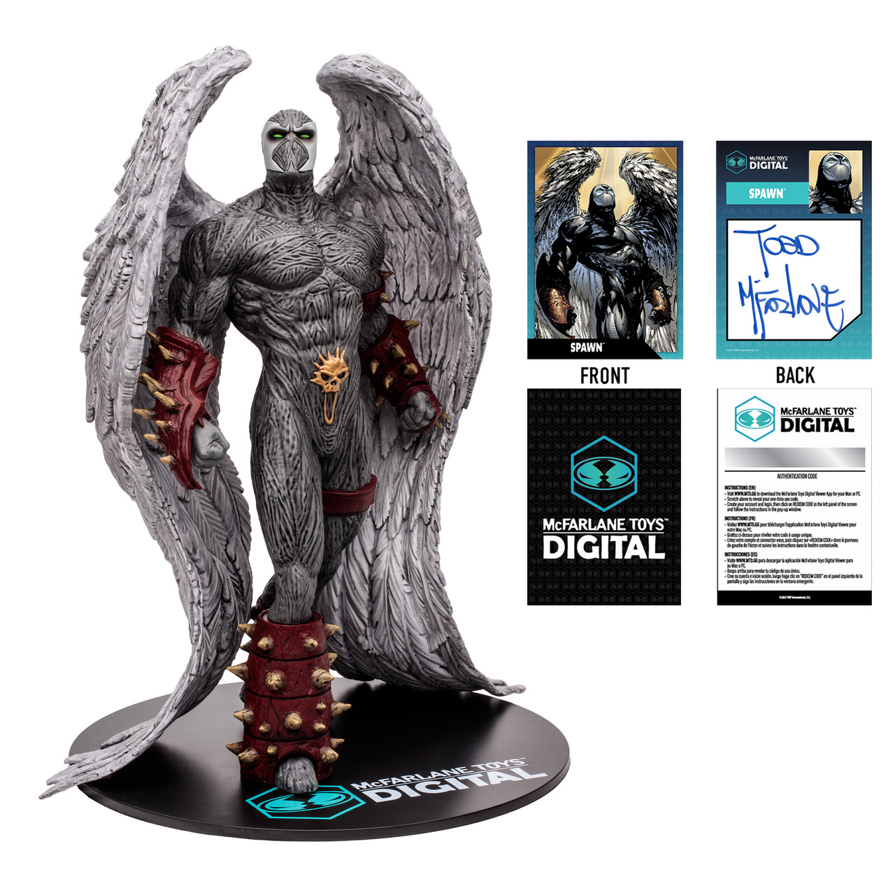 Spawn (Wings of Redemption) McFarlane AUTOGRAPHED 1:8 Statue GOLD LABEL  w/Digital Collectible MTS Exclusive (PRE-ORDER ships April)