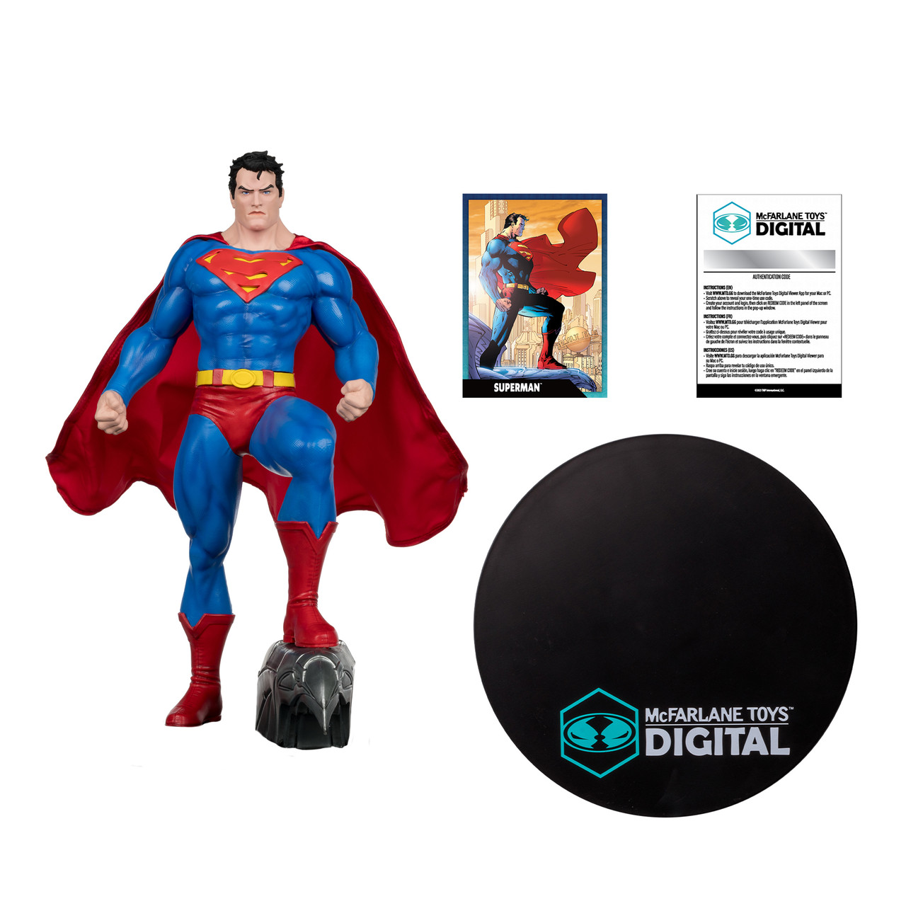 Superman 1:6 PVC Statue by Jim Lee w/McFarlane Digital Collectible