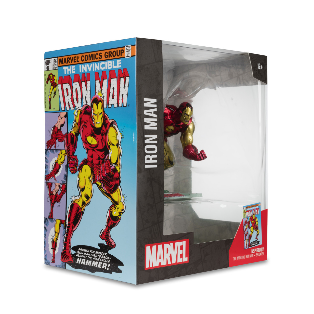 アイロンマン Iron Man (The Invincible Iron Man #126) 1:10th Scale Posed