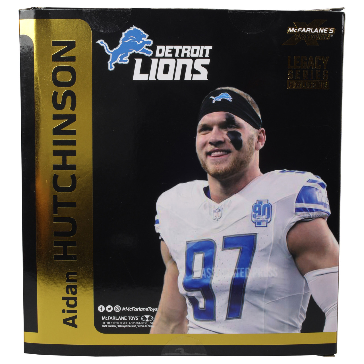 Aidan Hutchinson w/Alternative Jersey (Detroit Lions) Gold Label