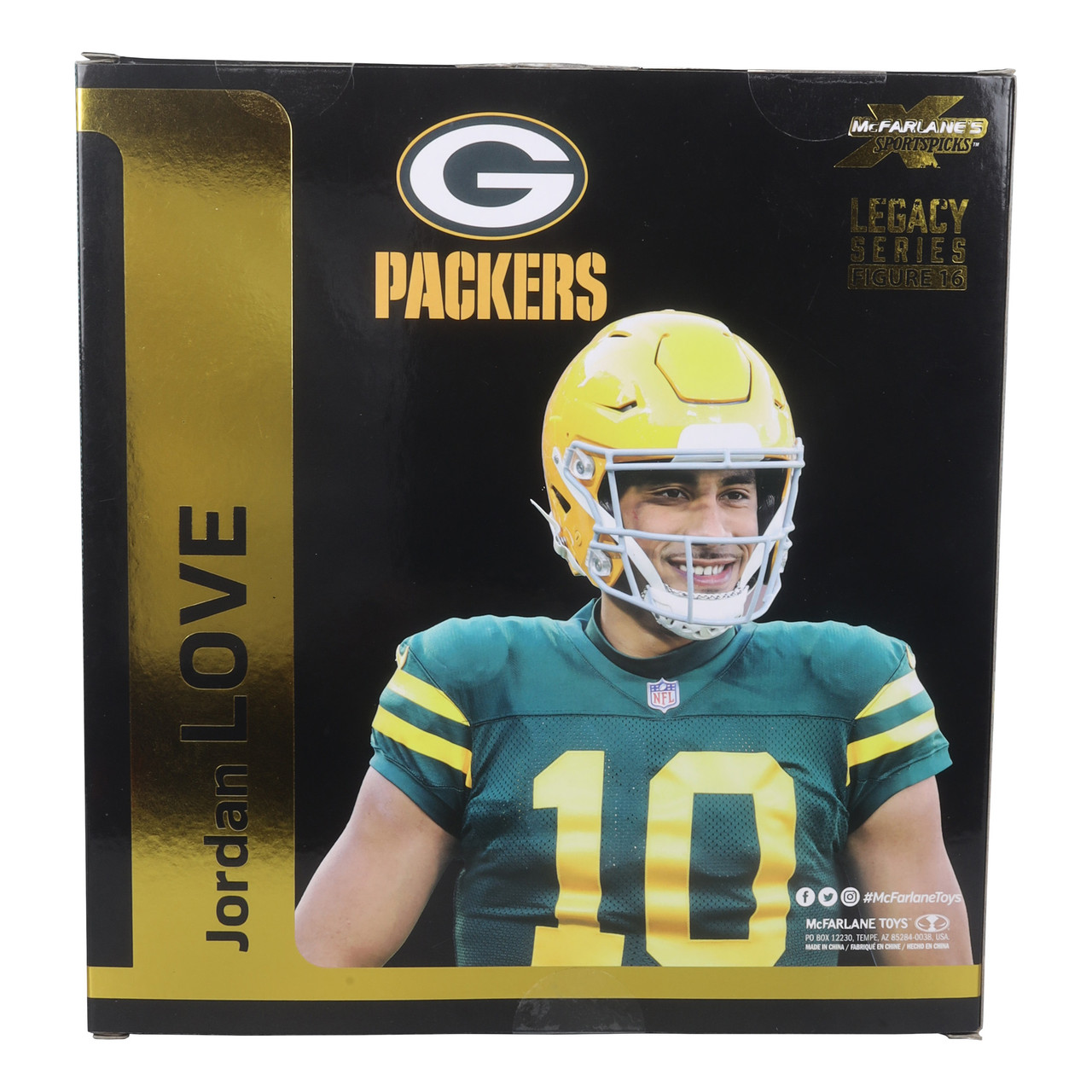Jordan Love w/Classic Uniform Jersey (Green Bay Packers