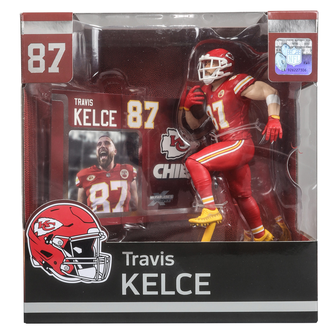 Travis Kelce (Kansas City Chiefs) NFL Factory Sealed Case (6) w
