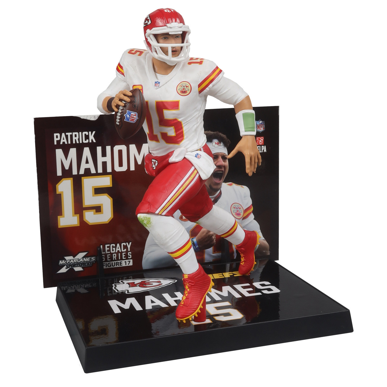 マクファーレン NFL 7インチ パトリック・マホームズ 白/KC・チーフス Patrick Mahomes (Kansas City Chiefs) NFL 7