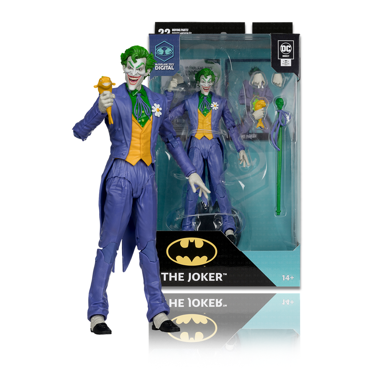 McFarlane Gary Roberts フィギュア 7 The Joker (DC: The Silver Age)/Robin of Earth 2 (Crisis on