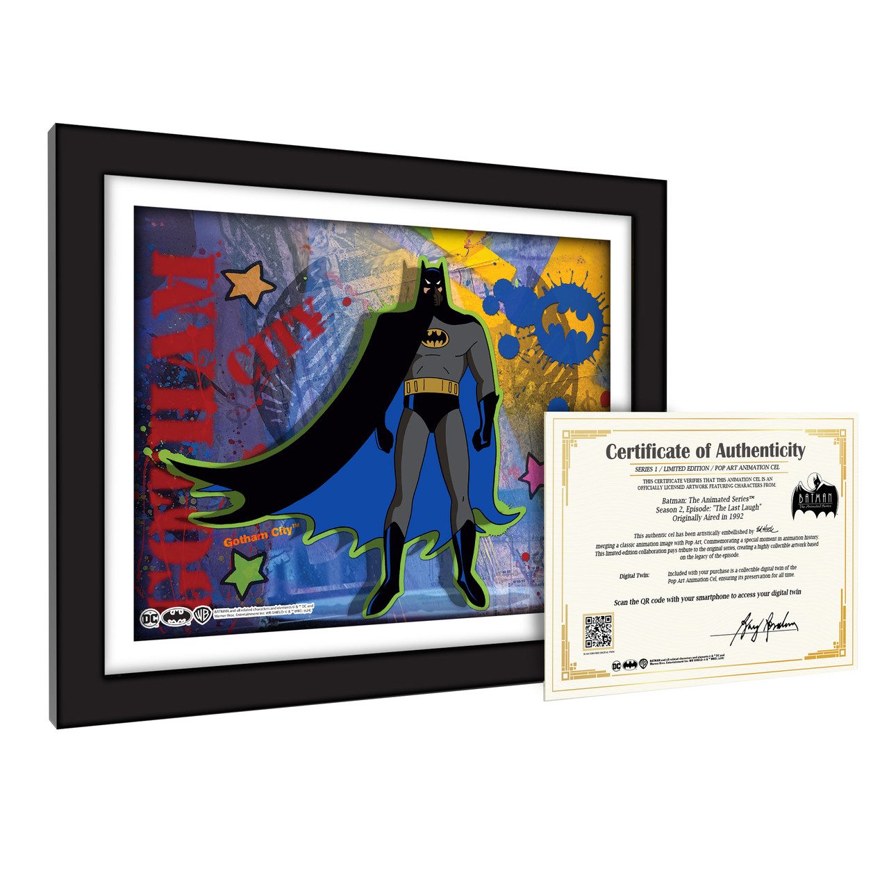 The Last Laugh: Batman #1107 (Batman Animation Cel Art Scene