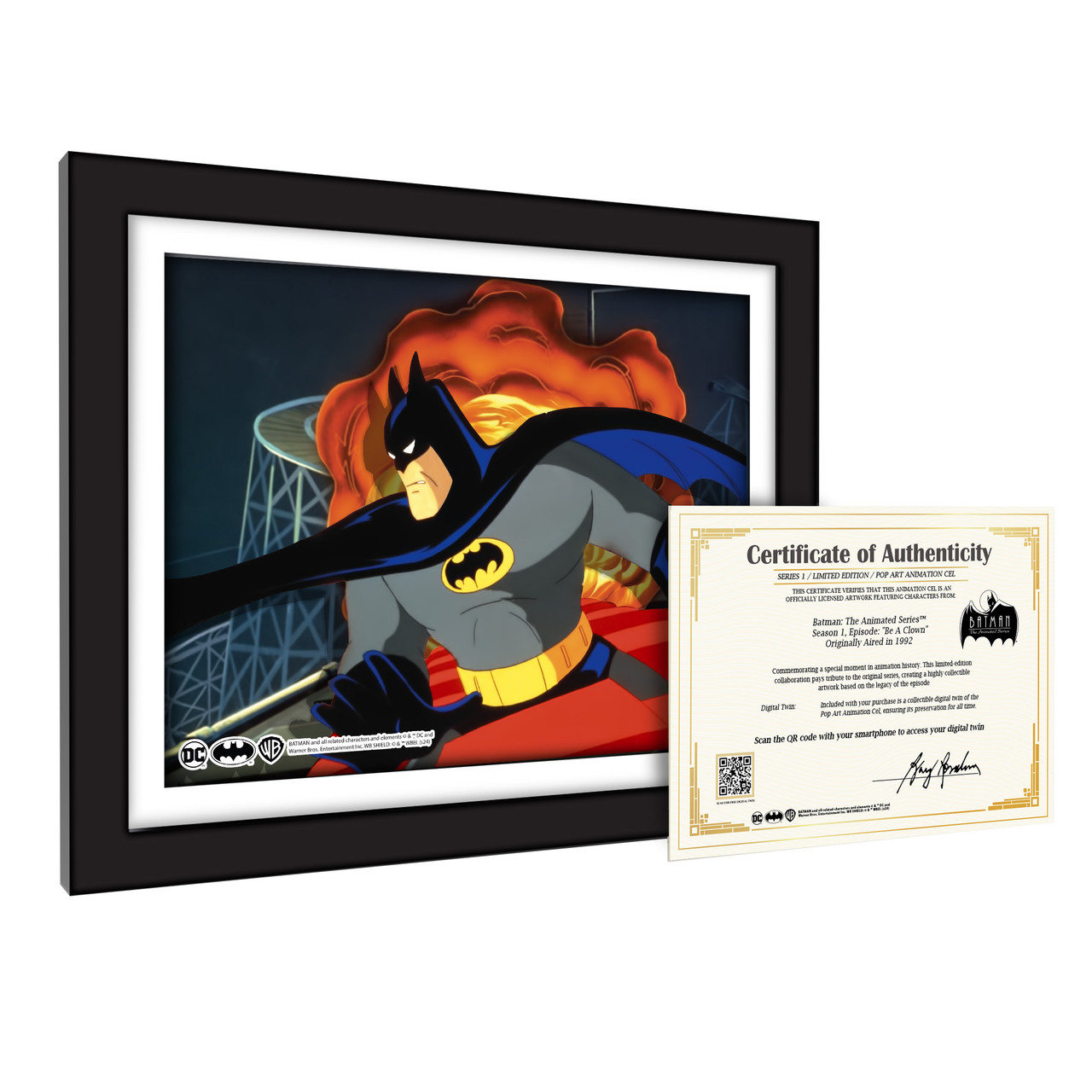 Be a Clown #1010 (Batman Animation Cel Art Scene) - McFarlane Toys