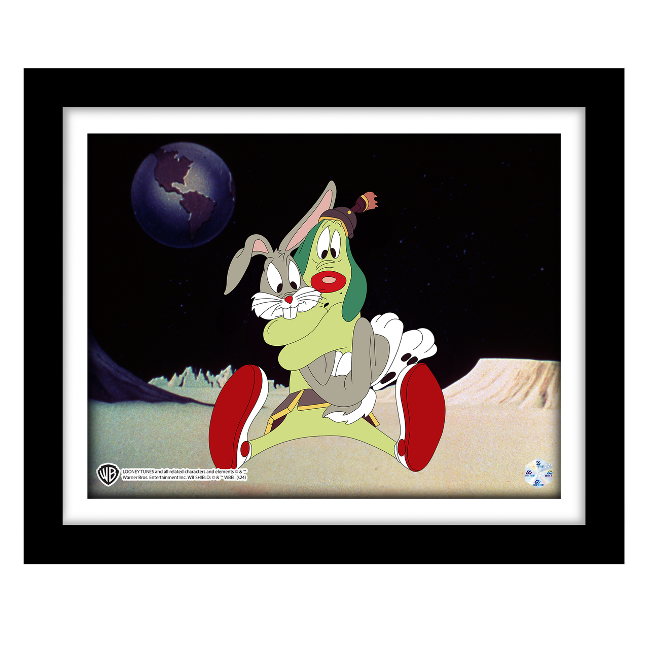 Haredevil Hare #1007 (Looney Tunes Animation Cel Art Scene