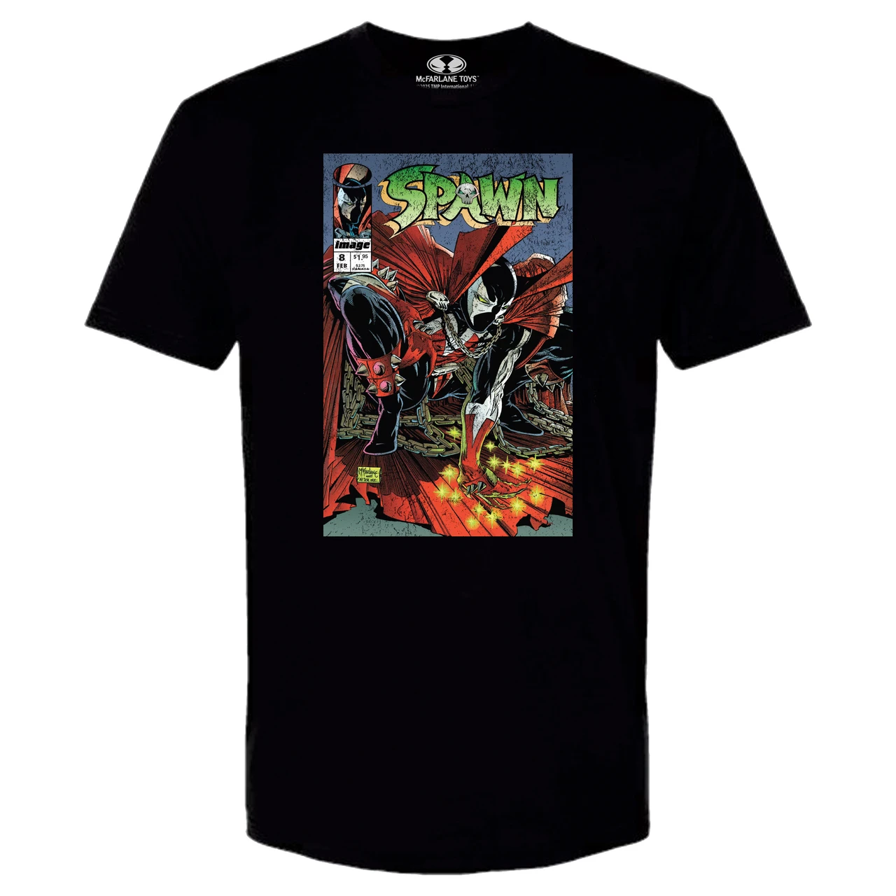 Spawn Comic #8 Cover T-Shirt Black MTS Exclusive - McFarlane Toys 