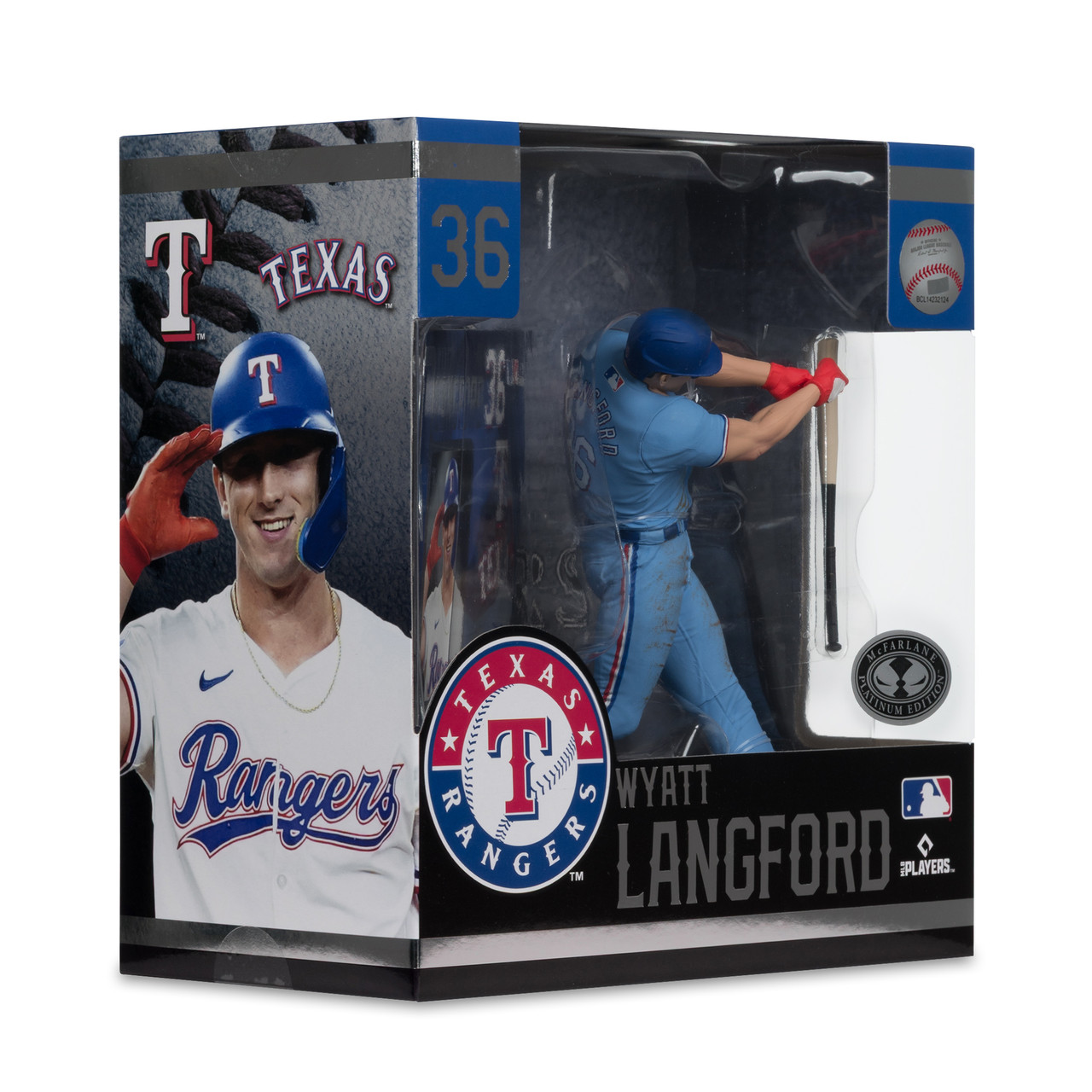 セール！マクファーレン MLB Wyatt Langford/レンジャース Wyatt Langford (Texas Rangers) MLB Factory Sealed Case (6
