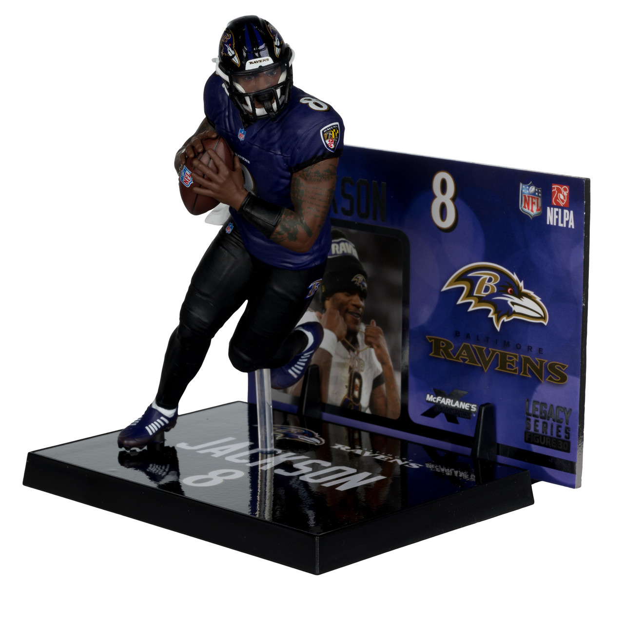 Lamar Jackson w/Alternate Jersey (Baltimore Ravens) NFL Factory