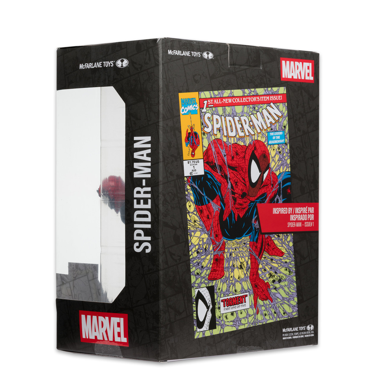 Spider-man Gold Edition マクファーレン スパイダーマン Spider-Man (Spider-Man #1) 1:6th Scale Collectible Figure w/Scene