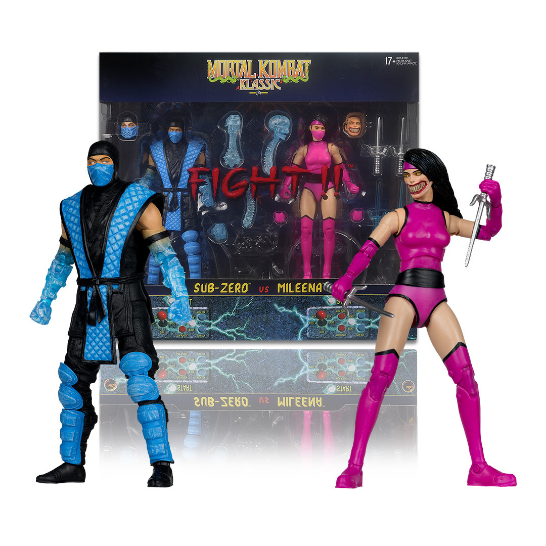 Sub-Zero vs Mileena (Mortal Kombat Klassic) Deluxe 2-Pack 7 Sub-Zero vs Mileena (Mortal Kombat Klassic) Deluxe 2-Pack 7
