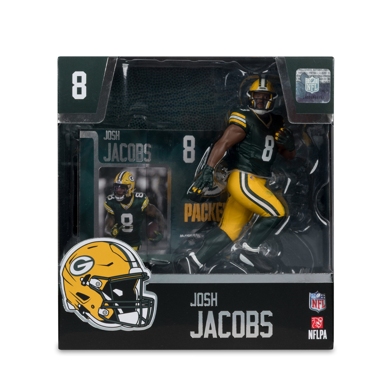 (No Helmet/未開封品)マクファーレンNFL エディ・ジョージ Josh Jacobs (Green Bay Packers) NFL 7