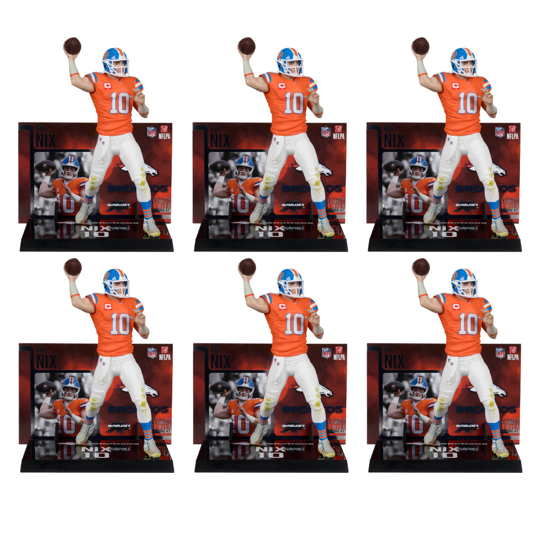 Bo Nix w/Classic Jersey (Denver Broncos) NFL Factory Sealed Case