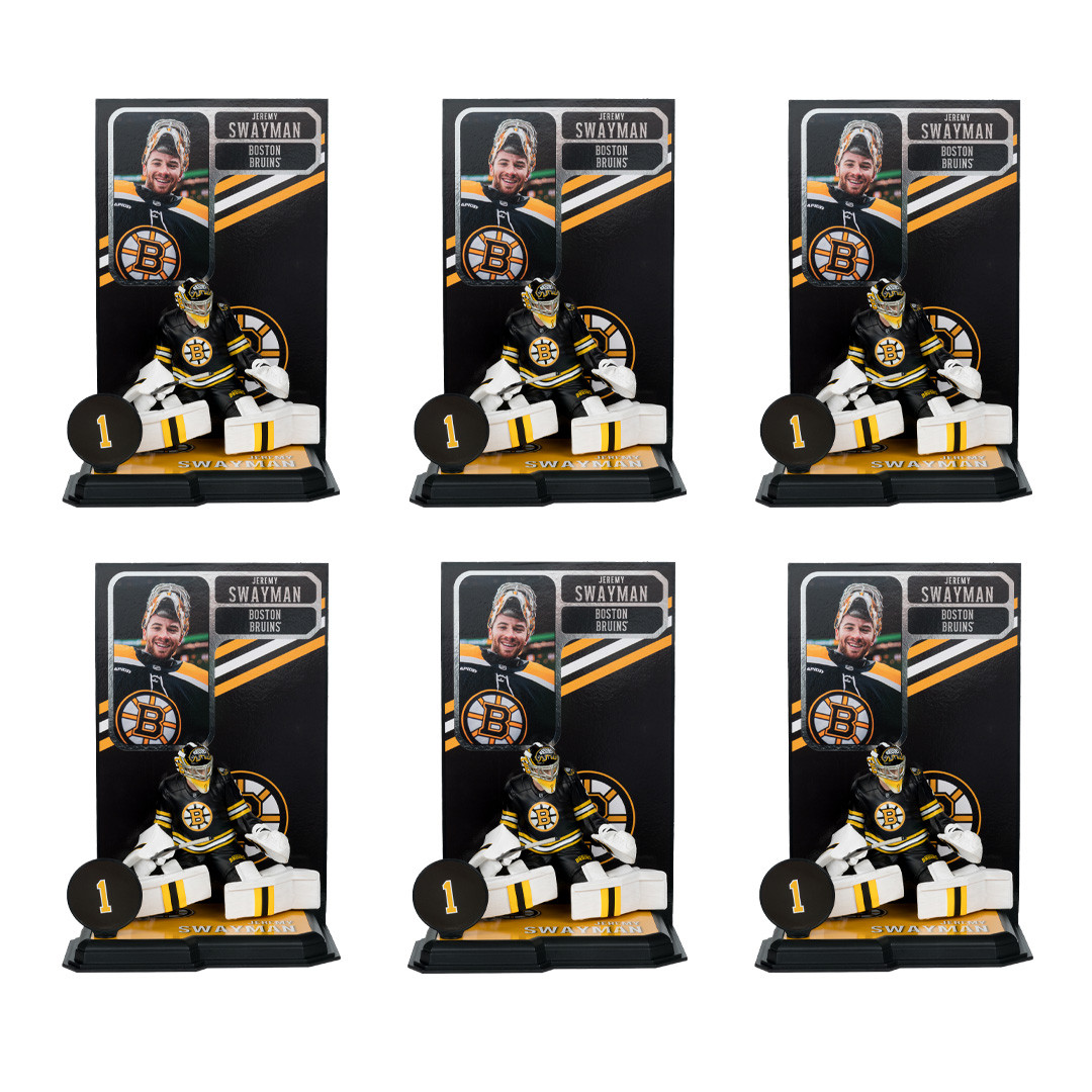 Jeremy Swayman (Boston Bruins) NHL Factory Sealed Case - McFarlane