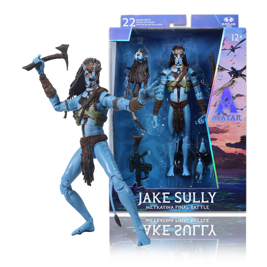Jake Sully in Metkayina Final Battle (Avatar: Fire and Ash) 7 アバター ジェイク フィギュア