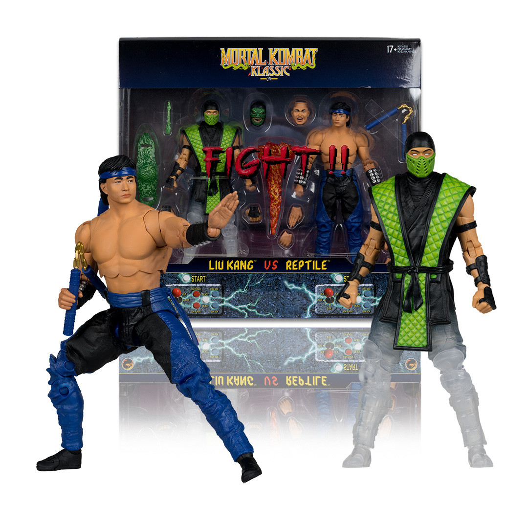 Liu Kang vs Reptile (Mortal Kombat Klassic) Deluxe 2-Pack 7