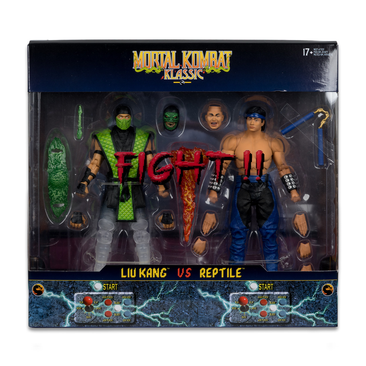 Liu Kang vs Reptile (Mortal Kombat Klassic) Deluxe 2-Pack 7