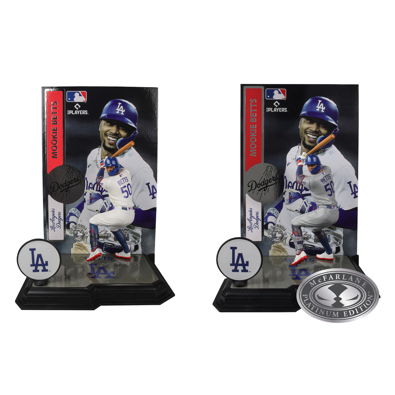 Mookie Betts (Los Angeles Dodgers) MLB Bundle (2) Regular and