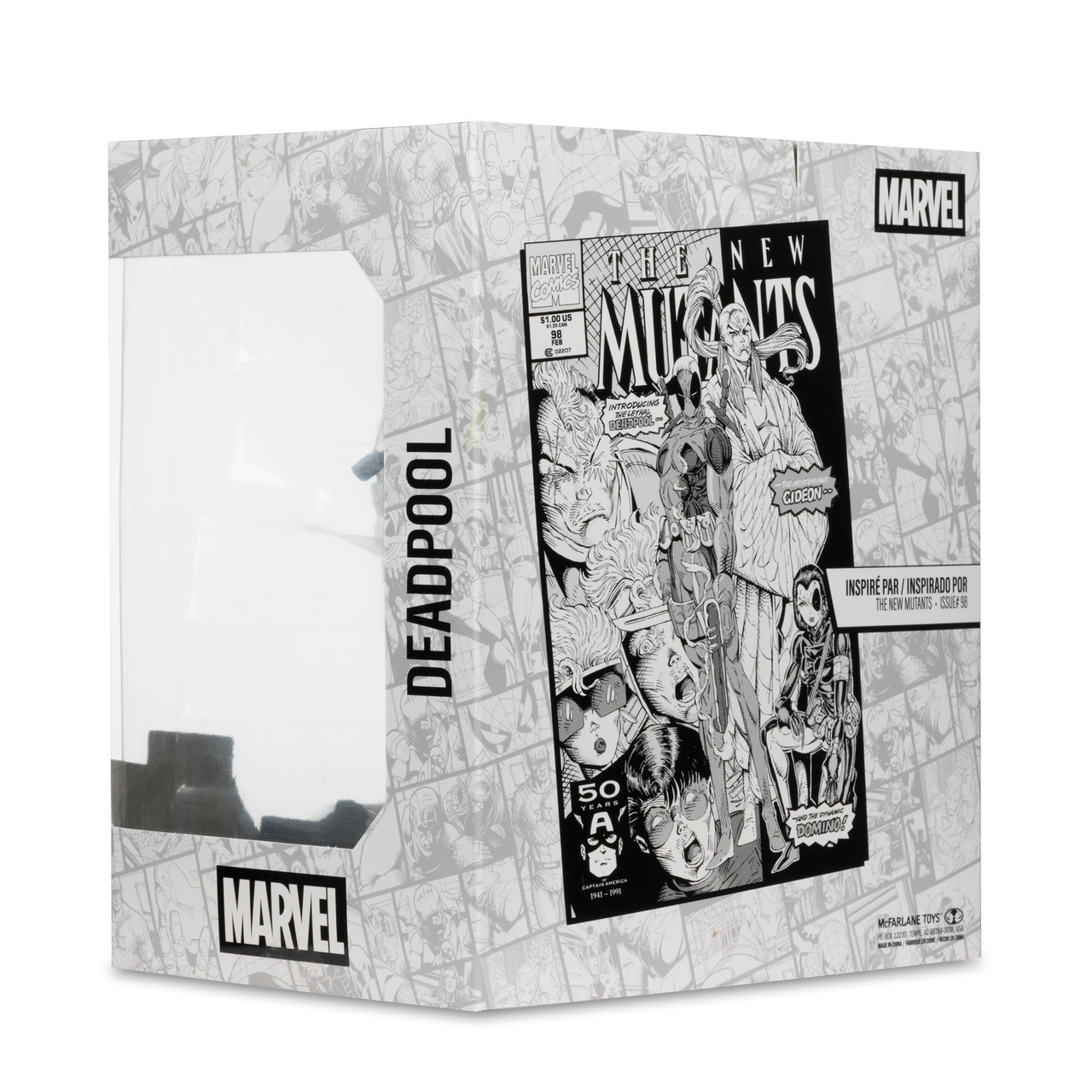 Deadpool (The New Mutants #98) Line-Art Gold Label 1:10th Scale