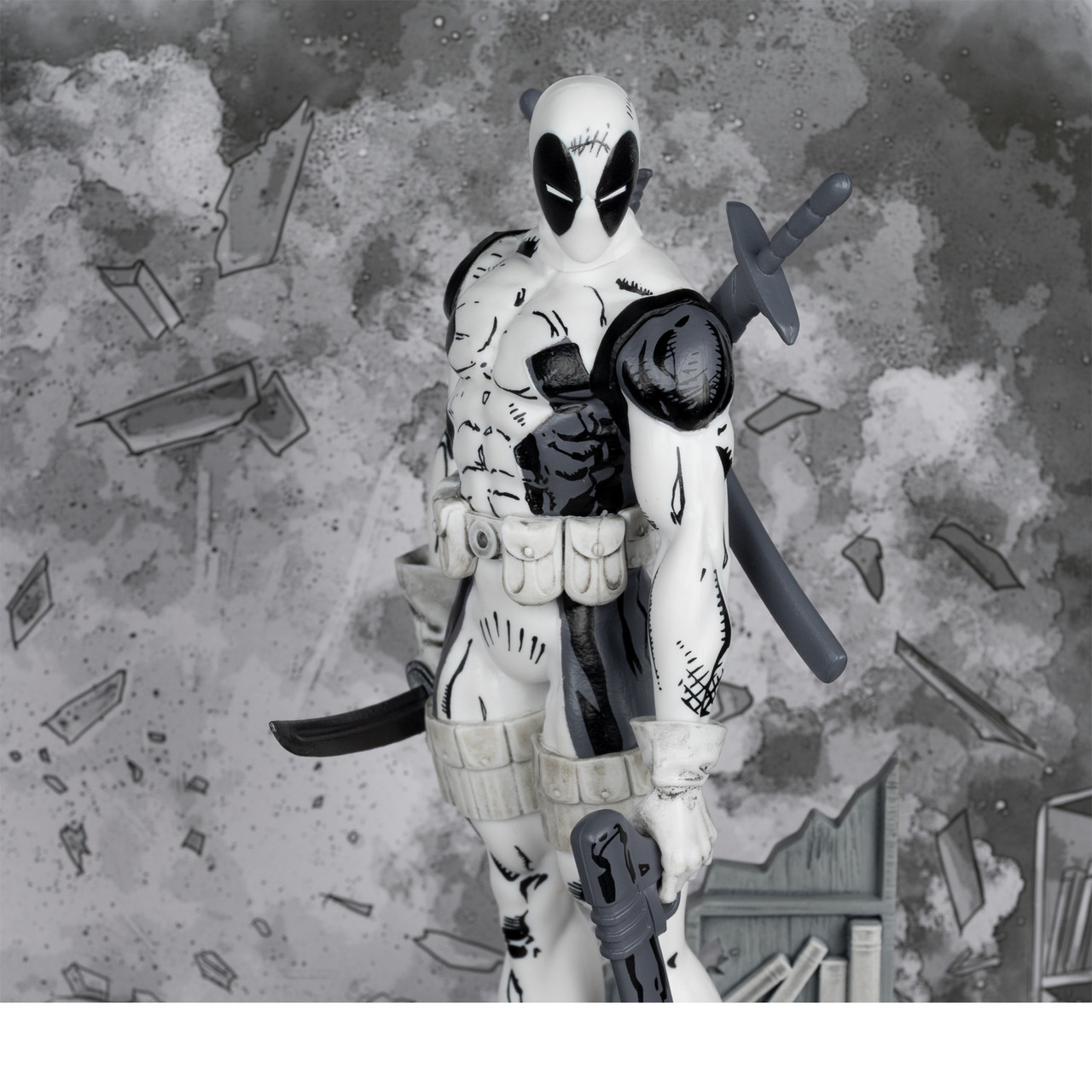 新品 ART OF MARVEL STUDIOS LIMITED EDITION Deadpool (The New Mutants #98) Line-Art Gold Label 1:10th Scale