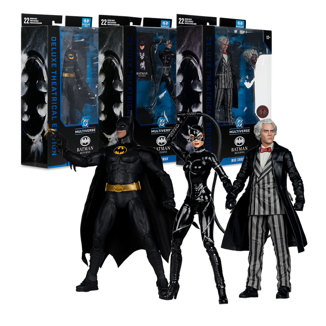 【希少】BATMAN RETURNS フィギュア Batman/Catwoman/Max Shreck Red Platinum (Batman Returns) Deluxe