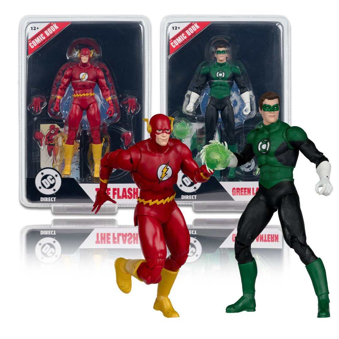 The Flash Barry Allen/Green Lantern Hal Jordan Page Punchers