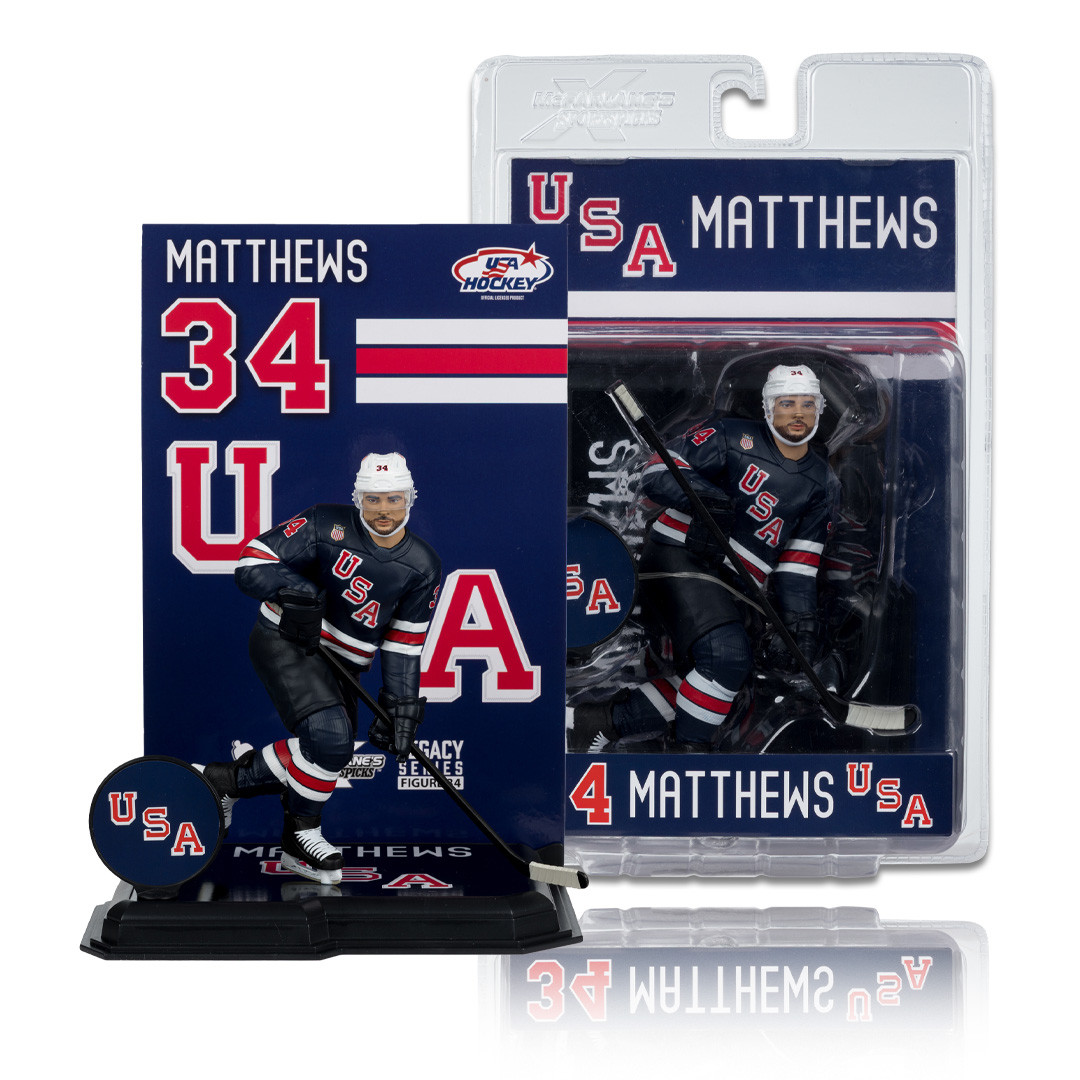 マクファーレントイズ　USA MATTHEWS 34 Auston Matthews (USA Hockey) Olympics 7